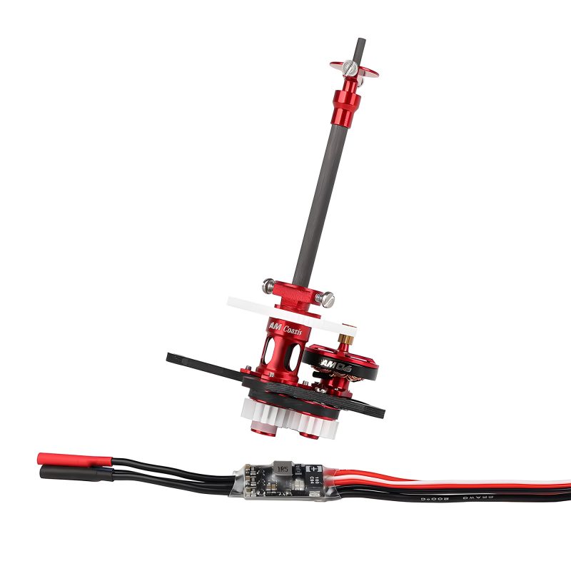 AM Coaxial(coaxial motor+AM06A ESC+ 17.5 Props(2pcs) thrust system(1S) with 17.5 inch props For F3P - 图片 7
