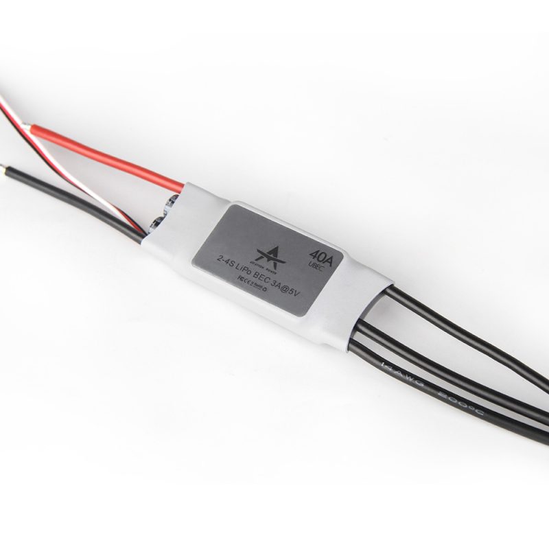 AT40A ESC Supports 2-4S Lipo batteries For Fixed Wing Drones - 图片 4