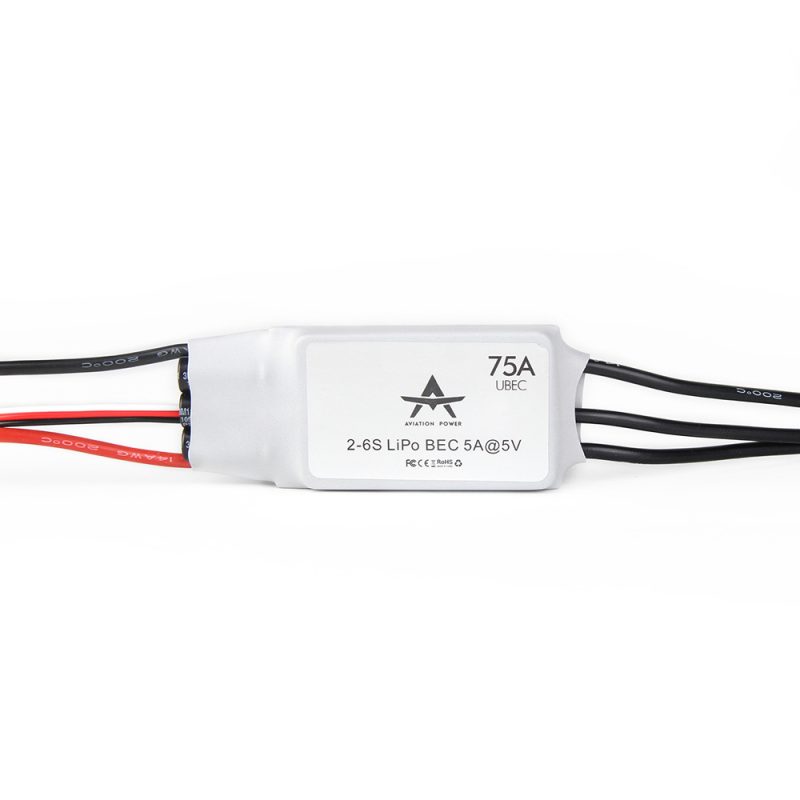 AT75A 2-6S Fixed Wing ESC For Outdoor Airplanes - 图片 2