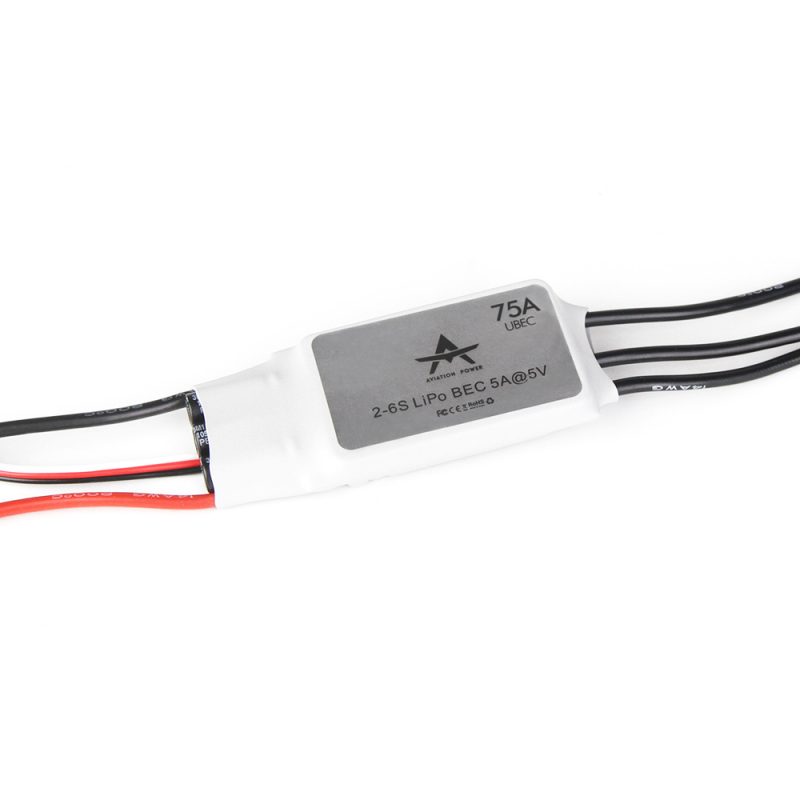 AT75A 2-6S Fixed Wing ESC For Outdoor Airplanes - 图片 3