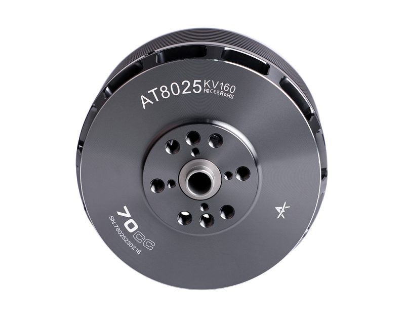 AT8025 70CC Airplane Fixed Wing Long Shaft Brushless Motor -160KV/190KV - 图片 2