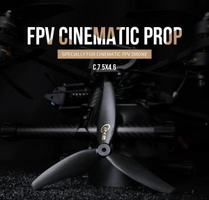 C7.5x4.6 Tri-Blade 7.5" Cinematic FPV Propeller （2 Pack）